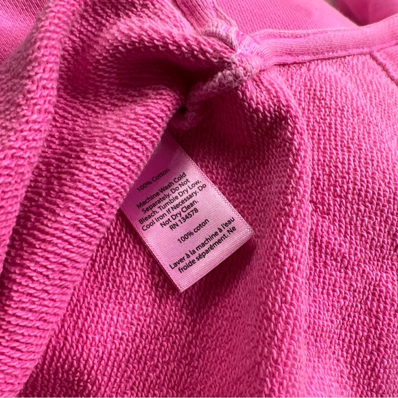 Vineyard Vines Womens Drawstring Cowl Neck Pink Pullover Sweater Size XS A040723 - Picture 3 of 6